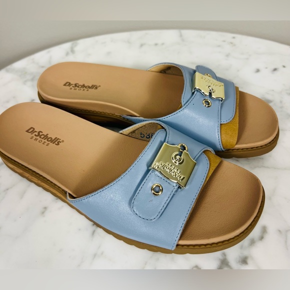 Dr. Scholl’s Buckle Sandals – Light Blue 8M - Picture 1 of 9